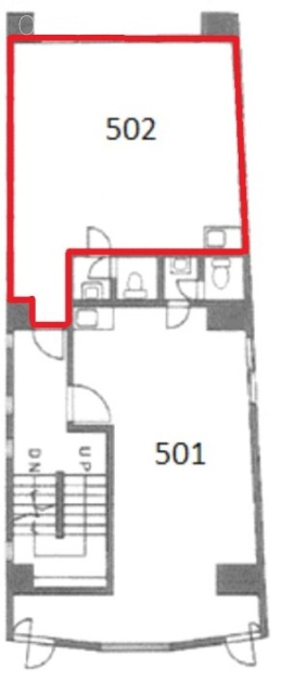 プラーズ新川通502 間取り図