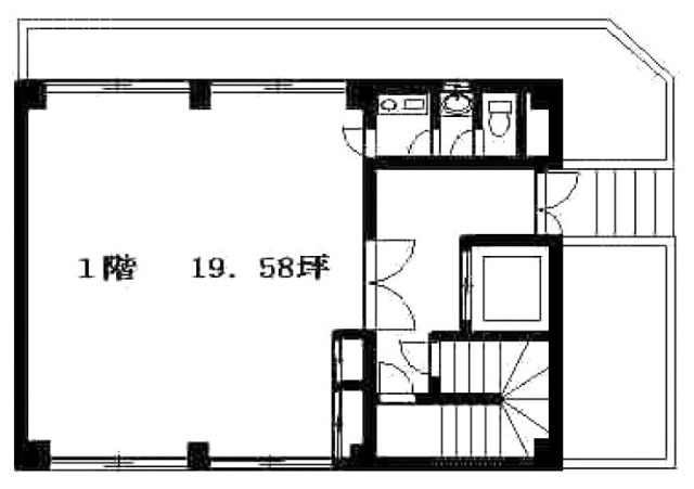 目黒オーケービル1F 間取り図