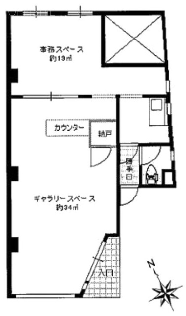 吉田ビル1F 間取り図