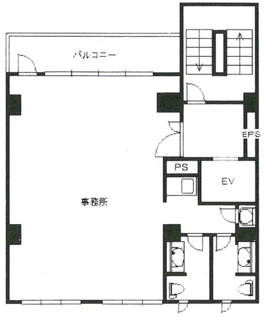 神田NYビル6F 間取り図