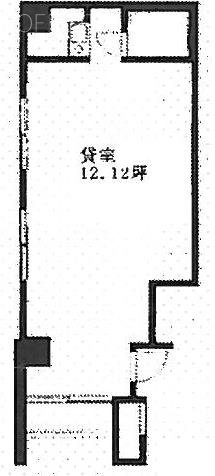 セントラル渋谷246ビル601 間取り図