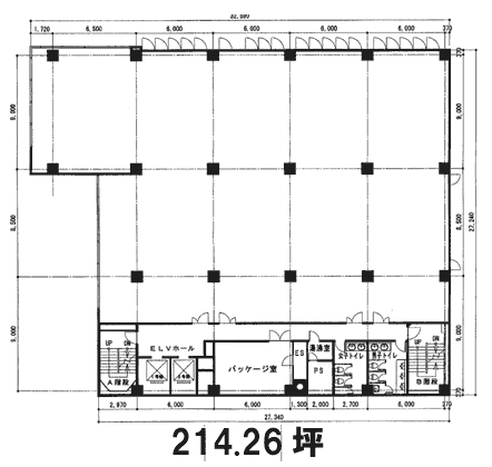 銀座大野ビル8F 間取り図