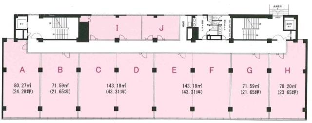 南平台東急ビルB 間取り図