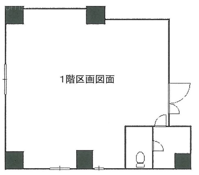 MS日本橋ビル1F 間取り図