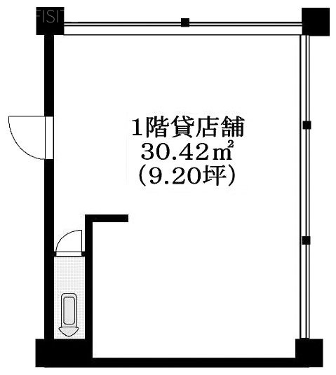 ロイヤルヴェッセル近藤ビル1F 間取り図