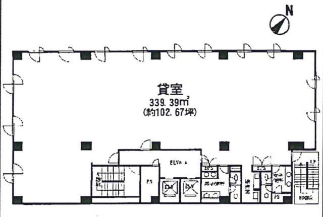 原町田中央ビル6F 間取り図