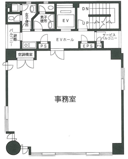 銀座プルミエビル5F 間取り図