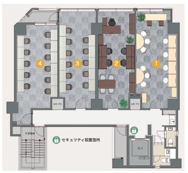 NOW/HERE横浜関内202 間取り図