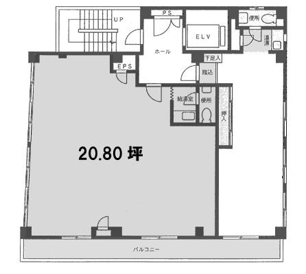 ISAビル8F 間取り図