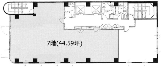 KKビル7F 間取り図