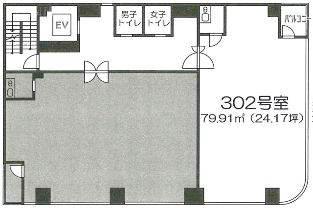 新宿シティ源共同ビル302 間取り図