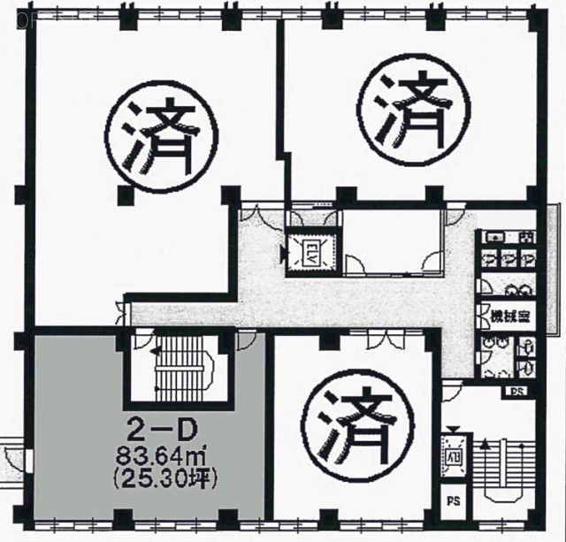 かわさきスカイビルD 間取り図