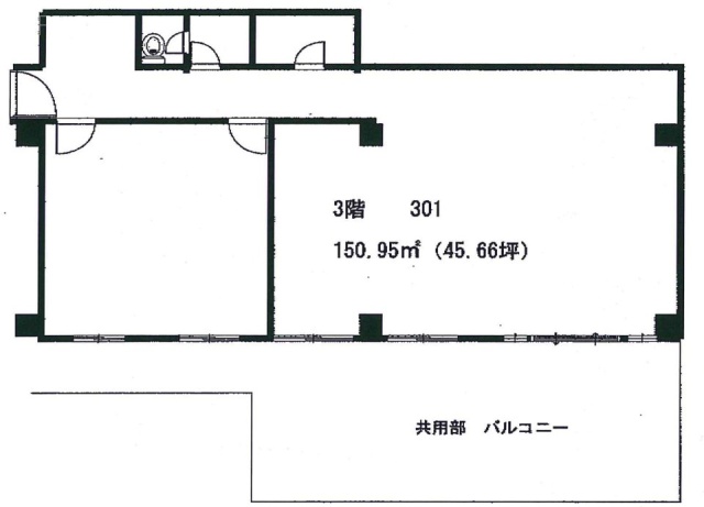モンテプラザ麻布301 間取り図