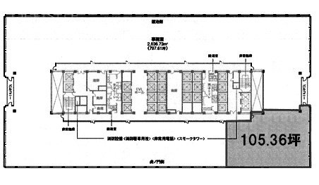 霞が関ビルディング1918 間取り図