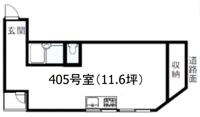 アーバン神山405 間取り図