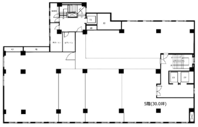 中島商事ビル5F 間取り図