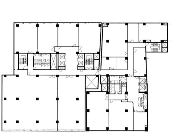 新虎ノ門実業会館(新館)8F 間取り図