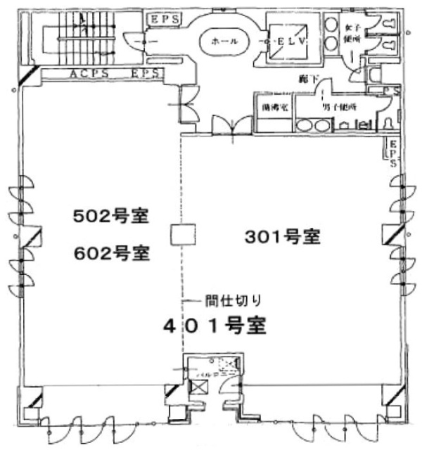 新横浜UUビル301 間取り図