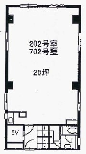 第一谷ビル702 間取り図