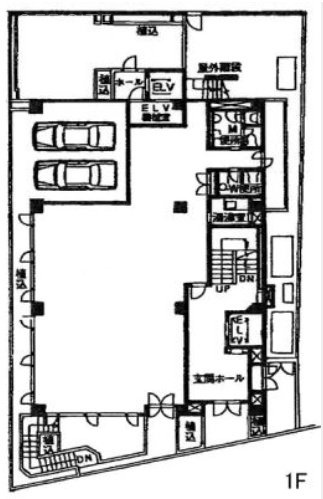 パークサイド山本館1F 間取り図