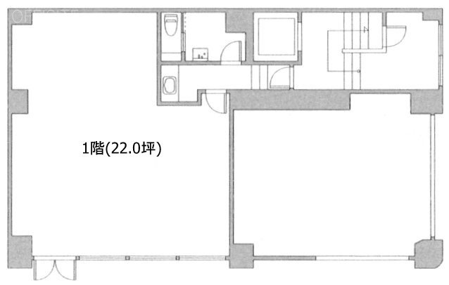 徳永ビル1F 間取り図
