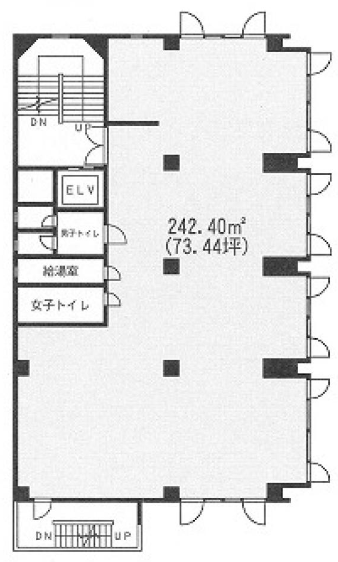 三共ビル4F 間取り図