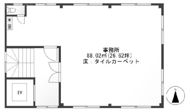 長谷川ビル301 間取り図