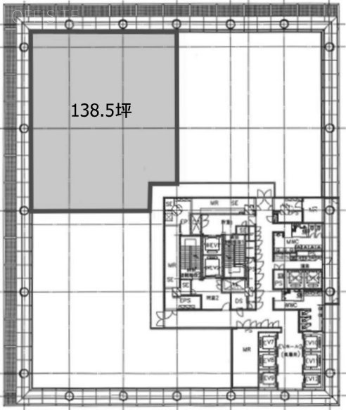 赤坂センタービル12F 間取り図