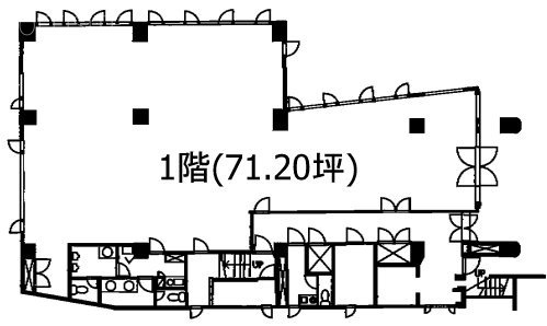 代官山宝ビルⅡ1F 間取り図