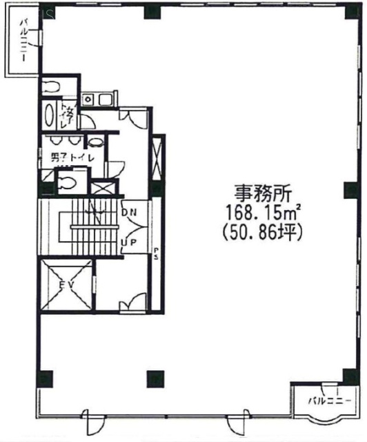 安藤恒産ビル3F 間取り図