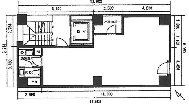 三和実業表参道ビル5F 間取り図