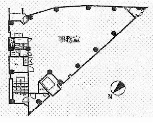 新宿サンビル7F 間取り図