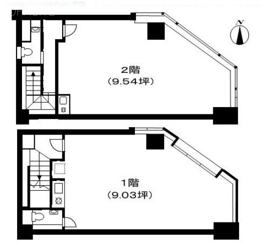 金子ビル102 間取り図