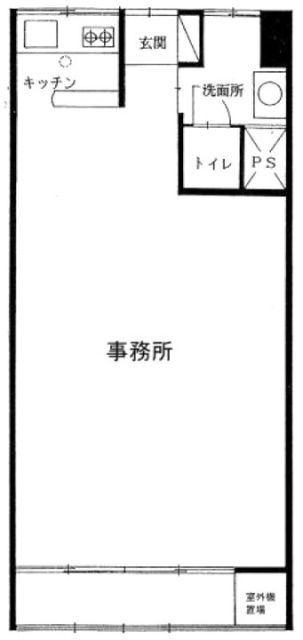 第3宮庭ビル302 間取り図