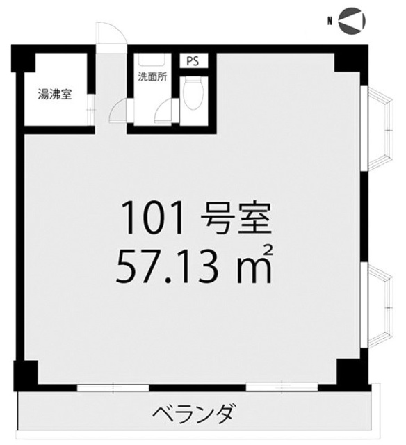 パークサイド西池101 間取り図