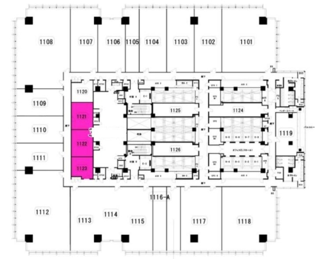 新丸の内ビル9F 間取り図