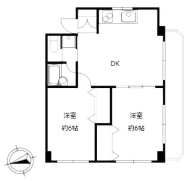 テラス・レイクマウント201 間取り図