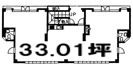 クイーンズハイムビル1F 間取り図