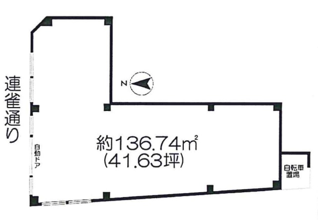 コンフォートヨシダビル1F 間取り図