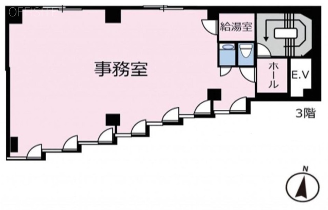 平成本社目黒ビル3F 間取り図