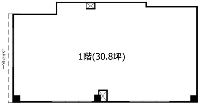 ルーブルビル1F 間取り図