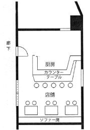 メグロードビル205 間取り図