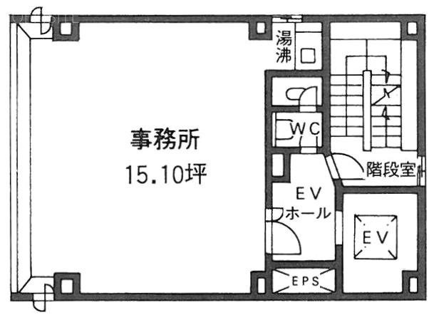 冨士中央ビル別館2F 間取り図