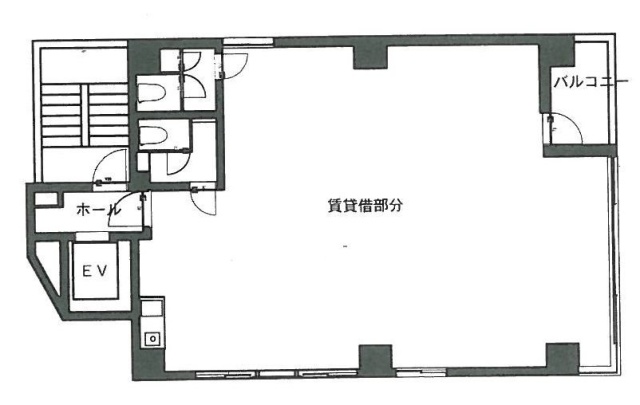 ゼネラルビル恵比寿西601 間取り図