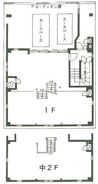 及川ビル1F 間取り図