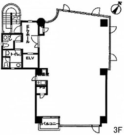 渋谷第2TYビル3F 間取り図