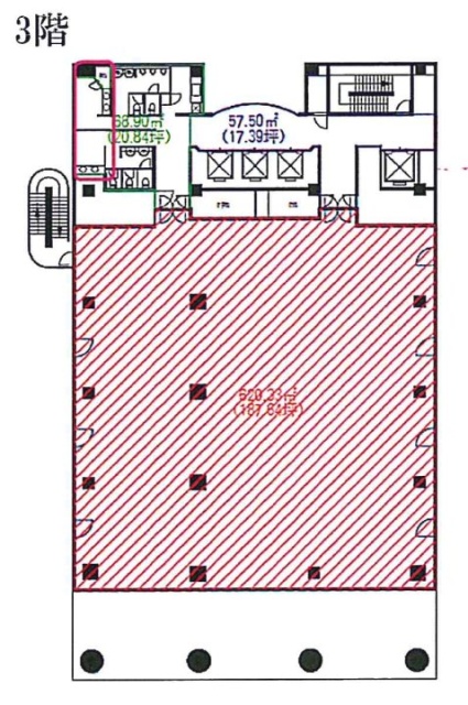 神楽坂AKビル3F 間取り図