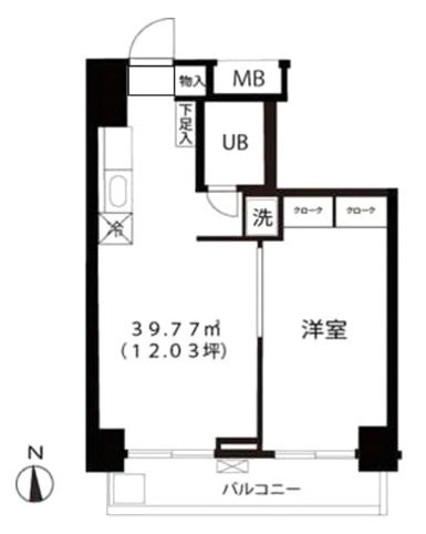 パレヤソジマ303 間取り図