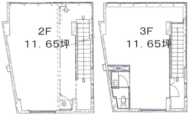 ジェイポールスター2F～3F 間取り図