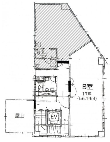 鈴野ビルB 間取り図